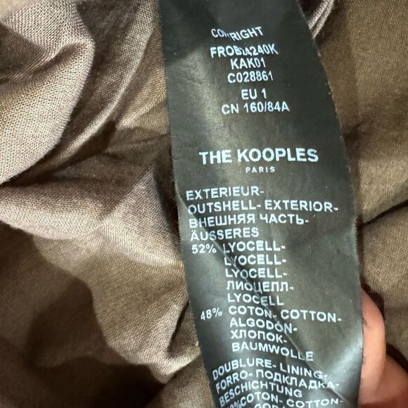 The Kooples Maxi Ombre Tan White Dress Women’s Small (1) - Picture 2 of 5